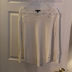 AEO long sleeved lace shirt